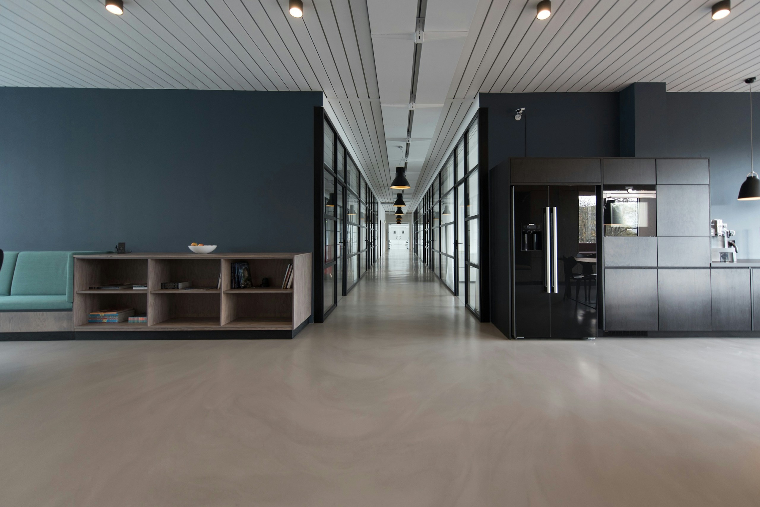 Modern kantooromgeving